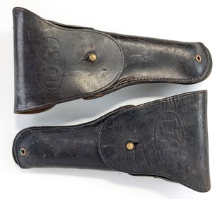 (2) WWII Boyt M1911 .45 ACP Pistol Holsters