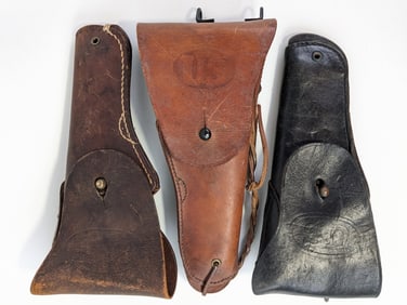 (3) US Military M1911 .45 ACP Pistol Holsters