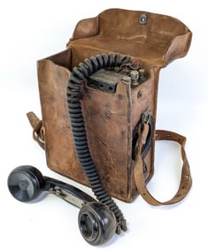 WWII US Military Field Telephone