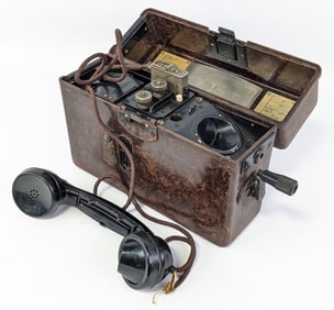 WWII German St & Co. Field Telephone