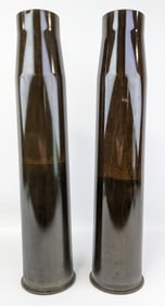 (2) US 1969 90mm XM200 Artillery Shells