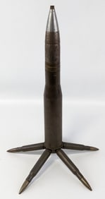 WWII US 37mm & .50 Cal Trench Art