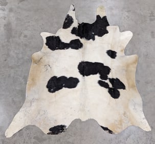 Holstein Black & White Cow Hide 6ft x 6.5ft