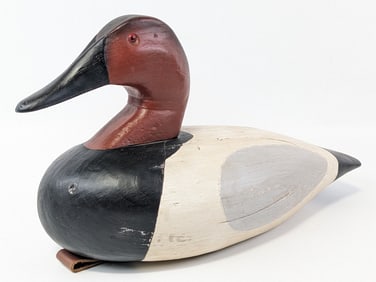 Wooden Duck Sculpture