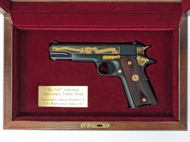 Colt 1911 Anniversary Gov. 1911 .45 ACP Semi Auto Pistol w/ Display