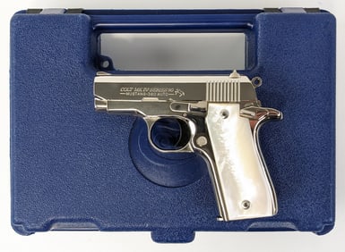 Colt MK IV Series 80 Mustang Plus II .380 ACP Semi Auto Pistol w/ Case