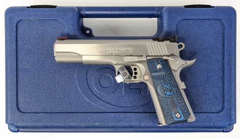 NIB Colt Gold Cup Trophy Gov. 9mm Semi Auto Pistol