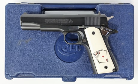 Colt MK IV Series 70 Government .45 ACP Semi Auto Pistol w/ Case