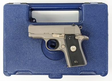 Colt Mustand Mk IV Series 80 .380 ACP Semi Auto Pistol w/ Case
