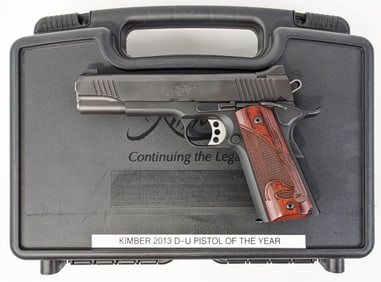 2013 Kimber DU Pistol of the Year Custom II .45 ACP Semi Auto Pistol w/ Case