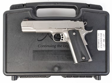 Kimber Stainless Target II .38 Super Semi Auto Pistol w/ Case