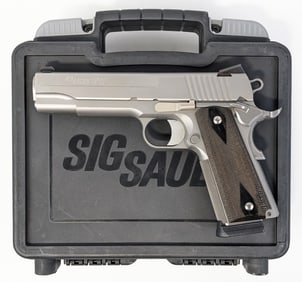 Sig Sauer 1911 .45 ACP Semi Auto Pistol w/ Case