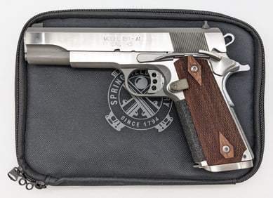 Springfield Armory 1911-A1 .45 ACP Semi Auto Pistol w/ Case