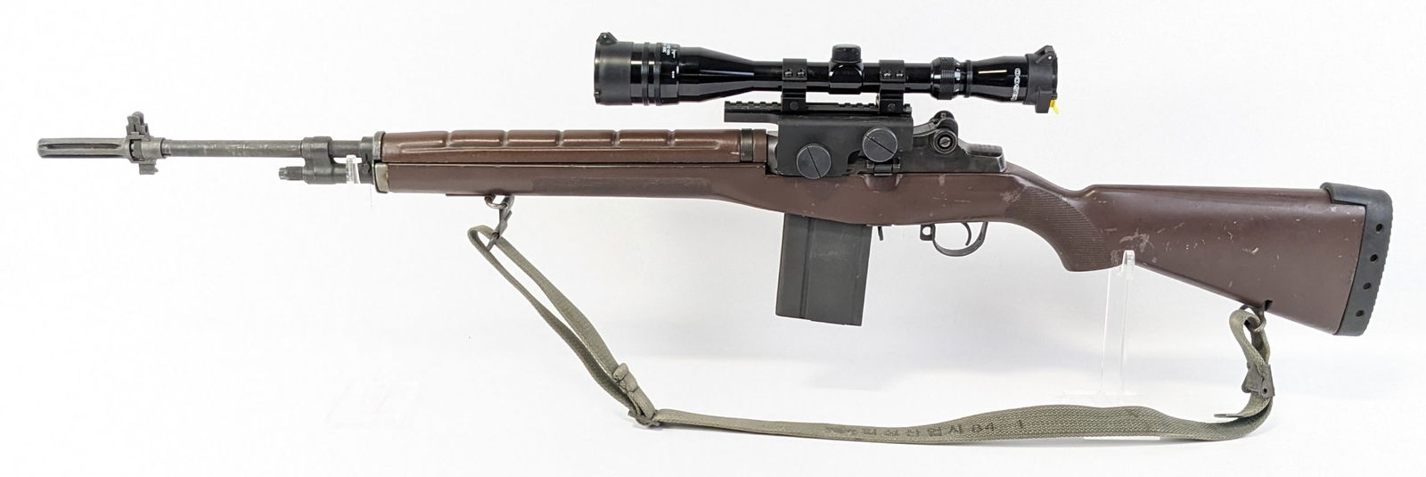 Federal Ordnance M14SA 7.52 x 51mm Semi Auto Rifle: Manufacturer: Federal Ordnance.Model: M14SA.Type: Rifle. Caliber/Gauge: 7.62 x 51mm. Barrel: 25 inch. Choke: . Finish: Parkerized. Grip: . Stock: Polymer. Condition: Rough GI used condition with scuff