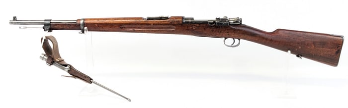 1915 Swedish Mauser M1938 6.5 x 55mm Bolt Action Rifle w/ Bayonet