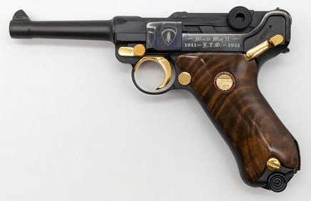 American Historical Foundation Mauser S/42 Commemorative Luger 9mm Semi Auto Pistol