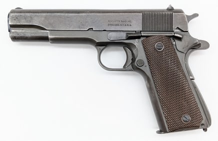 WWII Remington Rand M1911A1 US Army .45 ACP Semi Auto Pistol