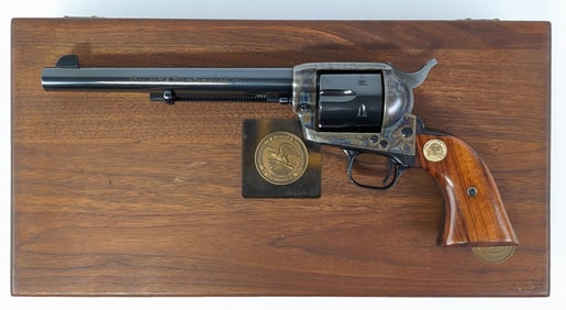 1971 Colt NRA Centennial Single Action Army .45 LC Revolver w/ Display