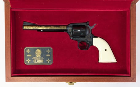 Colt Kit Carson Commemorative New Frontier Scout .22 LR Revolver w/ Display Case