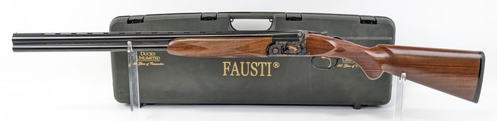 Fausti Ducks Unlimited Sovrapposti 12 Ga Over & Under Shotgun w/ Case