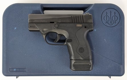 Beretta Model BU9 Nano 9mm Semi Auto Pistol w/ Case