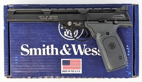 Smith & Wesson Model 22A-1 .22 LR Semi Auto Pistol w/ Box