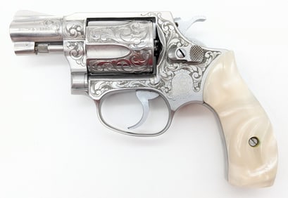 Engraved Smith & Wesson Model 60 .38 Special Revolver