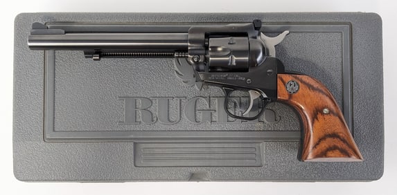 Ruger New Model Single-Six .22 Cal Revolver w/ Case