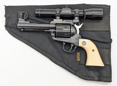 Ruger New Model Blackhawk .357 Magnum Revolver w/ Scope & Holster