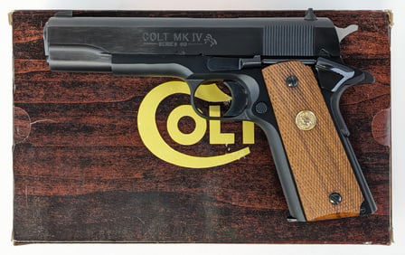 NIB Colt MK IV Series 80 Combat Government .45 ACP Semi Auto Pistol w/ Case