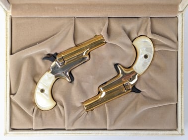 Colt Lady No.4 .22 Short Derringer Pair w/ Case