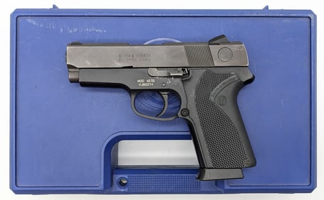 Smith & Wesson Model 457D .45 ACP Semi Auto Pistol w/ Case