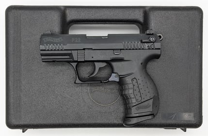 Walther P22 .22 LR Semi Auto Pistol w/ Case