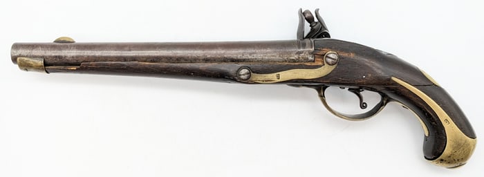 Antique Suster Beck .65 Cal Flintlock Pistol