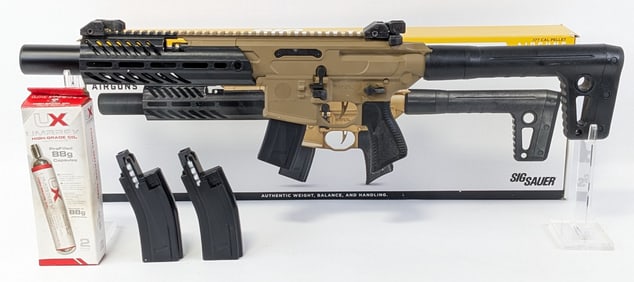 Sig Sauer MCX Rattler Canebrake .177 Cal CO2 Semi Auto Pellet Rifle