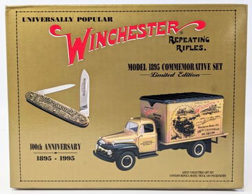 First Gear Winchester 100th Anniversary Die Cast Truck & Knife Set