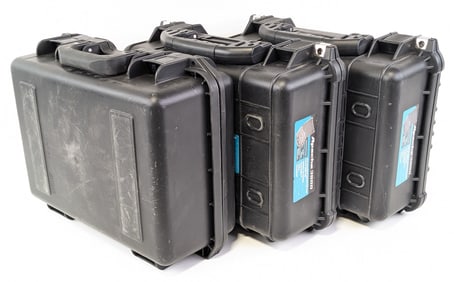 (3) Apache 3800 & Pelican Mi2200 Hard Cases
