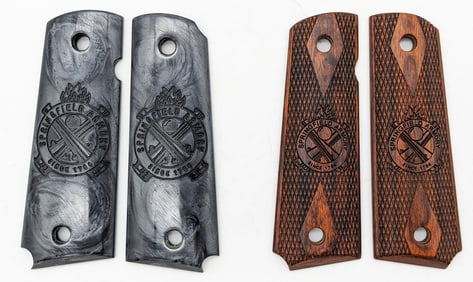 (2) Springfield Armory 1911 Full Size Wood & Acrylic Grips