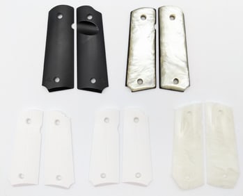 (5) Custom Plastic & 3D Printed 1911 Full Size & Compact Grips