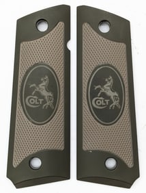 Colt Powder Coated Milled Aluminum 1911 Full Size Grips