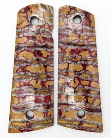 Custom Stabilized Mammoth Tooth 1911 Full Size Grips