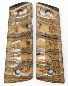 Custom Stabilized Mammoth Tooth 1911 Full Size Grips