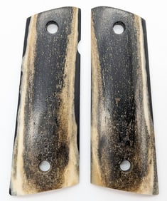 Custom Elk Stag Antler 1911 Full Size Grips