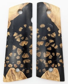 Custom Buckeye Cholla Cactus 1911 Full Size Grips