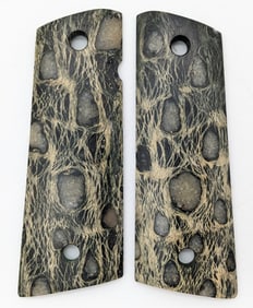 Custom Cholla Wood & Mammoth Tusk 1911 Full Size Grips