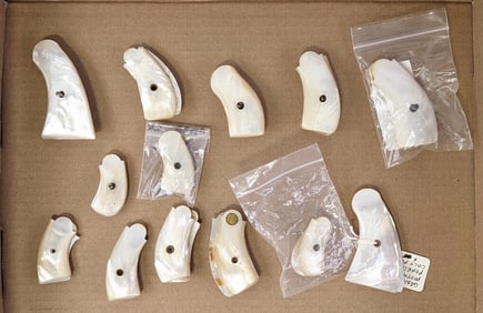 Genuine Mother of Pearl Revolver Grips