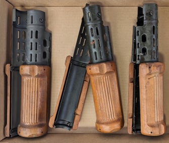 (3) Israeli FN FAL Wooden Handguard & Heat Shield
