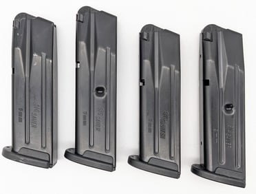 (4) Sig Sauer P320 9mm Magazines