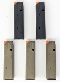 (5) ASC AR-15 9mm 20 Round Magazine