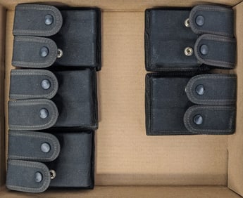 (10) CZ99 9mm Magazines w/ Dual Mag Pouches